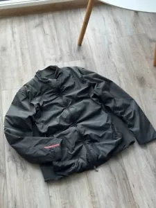 Prada Nylon Wool Hybrid Jacket Mens size Small Black Color Red Tab Zipped - Picture 1 of 11