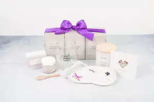 Lizush Luxury Spa Gift Basket And Self Care Gifts For Women With Wine Glass, Can - Picture 1 of 6