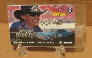 Tarjeta telefónica Richard Petty Mail-In Sprint de Wisk 2001 10 minutos 43 coche en la foto - Imagen 1 de 2