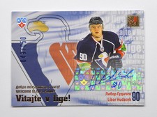 2012-13 KHL Welcome Slovan Autograph #WEL-S19 Libor Hudacek 49/50
