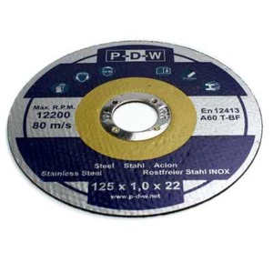 20 Dischi Ø 125 X 1,0 MM Flexscheiben Inox Metallo Acciaio Inox Extra Sottile - Bild 1 von 2