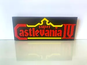 Logo Super Castlevania IV Konami Super Nintendo Entertainment System NES SNES SC - Foto 1 di 1