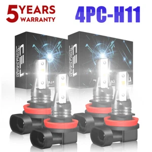H11 + H9 4x Bombillas Faros LED Para Chevy Silverado 1500 Personalizadas 2023 2024 2025 - Imagen 1 de 13