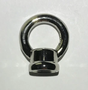 New 1" Cast Brass Loop With Wire Way, Nickel Plated Finish 1/8F Tap(3/8") BL954N - Picture 1 of 3