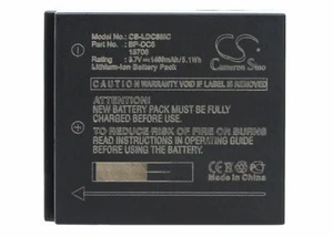 1400mAh Battery For Leica X1;P/N:18706,BP-DC8,EA-DC-8 - Picture 1 of 5