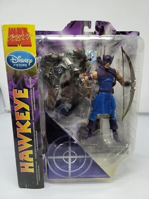 Marvel Select Hawkeye Classic Avengers Disney Store 2011 Fallen Ultron base nuevo Foto 1 de 4
