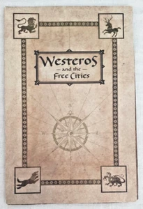 Game of Thrones Westeros and The Free Cities Map George RR Martin - Picture 1 of 5