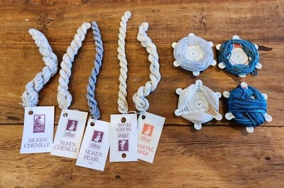 Lot of (9) Thread Gatherer Silken Pearl / Chenille  & Maison de Cosmo Thread LG - Image 1 of 4