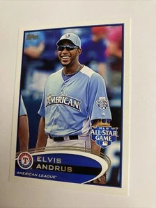 2012 Topps Mint Baseball MLB Card All Star Game Insert Elvis Andrus Rangers - Picture 1 of 3
