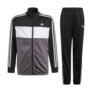 Adidas Kids Boys Tracksuit Tiberio Tracksuits Jackets Football Training Bottoms - Picture 1 of 7