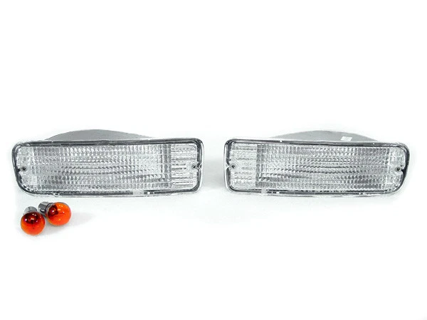 DEPO Chrome Clear Front Bumper Signal Lights For 1996-1998 Toyota 4Runner Foto 1 de 1