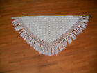 Vintage Atkins Knitted Crochet 100% Acrylic Shawl Wrap Philippies Late 1970'S
