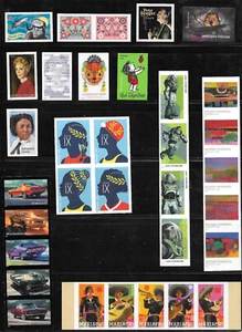 COMPLETE IMPERFORATE 2022 Commemorative (NO Die-Cut) Issues---Singles - Picture 1 of 5