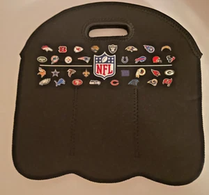 NFL Insulated 6 Pack Bottle Tote With Handle Tailgating Holder Team Logos - Bild 1 von 6