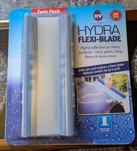 HV Professional Hydra Flexi Blade Twin Pack Silicone T-Blade Car Cleaning & More - Picture 1 of 2