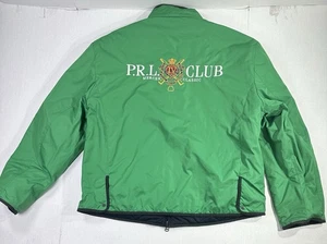 Polo Ralph Lauren Reversible Jacket XXL Green Navy PRL Club Equestrian  - Picture 1 of 9