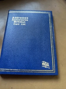 Bin RNLI Password Username Book A-Z Index Tabs Hard Back - Picture 1 of 10