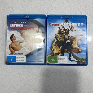 Bruce Almighty & Evan Almighty (Blu-ray, 2003) - Free Postage - Region Free - Foto 1 di 3