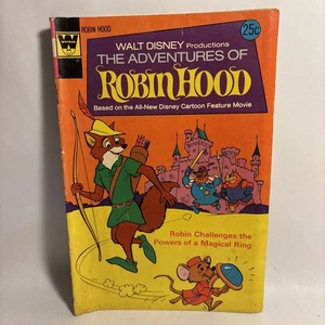 1974 Walt Disneys The Adventures of Robin Hood Gold Key Whitman #3 rare original - Picture 1 of 7