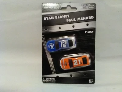 NASCAR Authentics #12 Ryan Blaney PPG y #21 Paul Menard Motorcraft escala 1:87 Foto 1 de 3