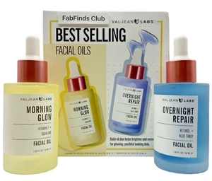 VALJEAN LABS Facial Oil Duos Morning Glow & Overnight Repair Vitamin C/ Retinol - Picture 1 of 1