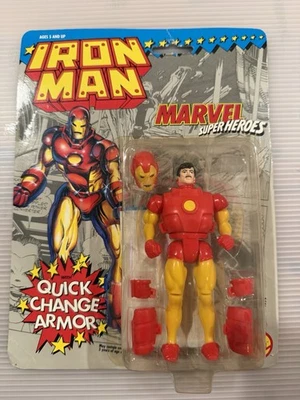 Figura Marvel Superhéroes Iron Man Cambio Rápido Armadura 6" 1991 Toy Biz De Colección  Foto 1 de 3