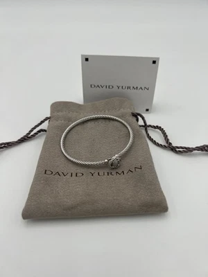 Pulsera Infinita David Yurman Plata 925 Pequeña con Diamantes Foto 1 de 4