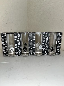 4-NEW HALLOWEEN MYSTIC ICON ANTROPOLOGIE INSPIRED SHOT GLASSES - Picture 1 of 5