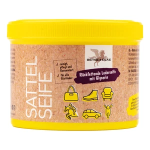 Bense & Eicke Horse Saddle Soap with Sponge for Leather Care and Cleaning - Afbeelding 1 van 1