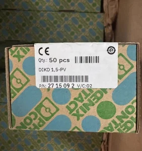 50PCS Phoenix Contact 2715092 starter/actuator wiring terminal DIKD 1,5-PV - Picture 1 of 3