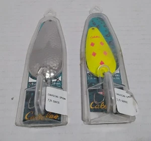 CABELA’S CANADIAN SPOON TROLLING 7/8 & 5/8 OUNCE LOT NEW IN PACKAGE NIP - Picture 1 of 9