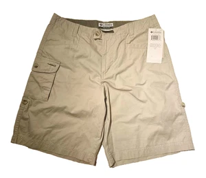 Columbia Damen hellbraun verstellbare Länge Chino Wat Roll-Up Cargo Shorts Größe 8 - Bild 1 von 8