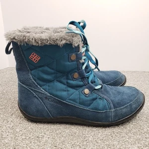 Botas de invierno Columbia Powder Summit cortas verde azulado turquesa para mujer 8,5 BL2596-462 - Imagen 1 de 20