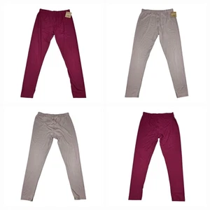 Leggings elásticos Just Cozy para mujer XL rojos, beige para todas las estaciones nuevos con etiquetas - Imagen 1 de 10