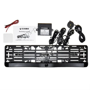 CISBO Number Plate Mount Reversing Parking Sensor Three Sensors Audio Buzzer - Picture 1 of 4