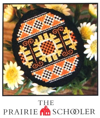 Mini Tarjeta Prairie Schooler Huevo Popular Punto de Cruz Gráfico Fuera de Stock ~ Adorno de Pascua Foto 1 de 2