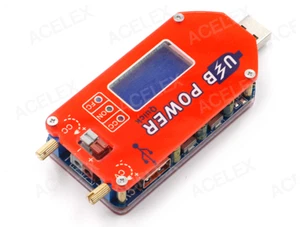 Módulo de alimentación ajustable USB DC 1-30V 15W DP3A Pantalla digital Carga rápida Alimentación - Imagen 1 de 3