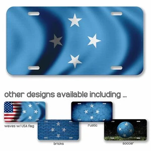Placa de aluminio - Bandera de Micronesia (Micronesia) - Muchas opciones - Imagen 1 de 10