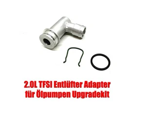 2.0L TFSI EA113 Entlüftung Kurbelgehäuseentlüftung Adapter für Ölpumpen Upgrade - Bild 1 von 5