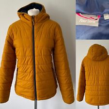 Peter Storm Mustard Yellow Padded Puffer Jacket Coat Hooded Size 14 VGC