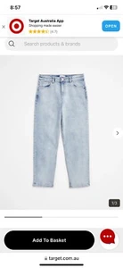 Target Girls ‘mom Jeans’ Size 10 - Picture 1 of 5