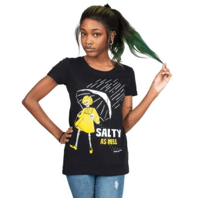 Too Fast Salty As Hell Black Graphic T Shirt Womens Alternative Clothing — 第 1/3 张图片