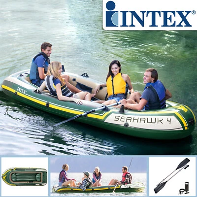 Boot Schlauchboot Angelboot Ruderboot Motorboot Seahawk 4 Intex 68351 - Bild 1 von 4