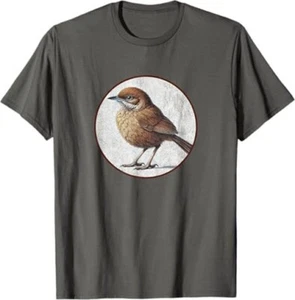 Colorful Retro Abbott’s Babbler Bird Design T-Shirt *NEW 10 Colors from Bird.Fan - Picture 1 of 12