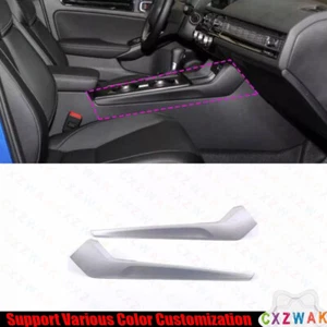 For Honda 11th Civic 2022-23 Matte Silver Gear Shift Both Side Strip Cover Trim - Bild 1 von 5