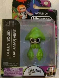 Nintendo Green Squid Collectible Figure Splatoon New NIB - Picture 1 of 8
