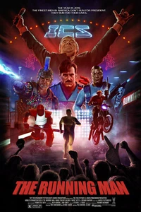 The Running Man Print Poster Limited Edition 60/70 - Artist Dave Merrell - Picture 1 of 10