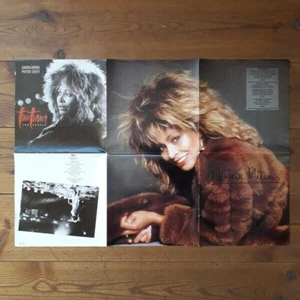 Two People Tina Turner POSTER SLEEVE SIGNED BY BETTINA RHEIMS Record Cover - Picture 1 of 1