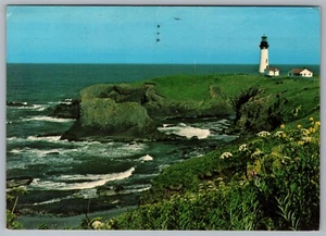 Yaquina Head Lighthouse Newport Oregon 1983 Postkarte E3 - Bild 1 von 2