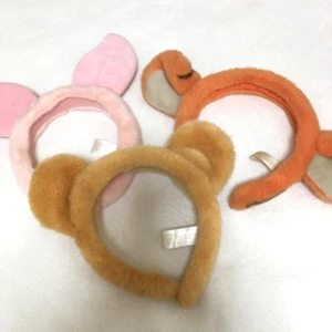 Japan Tokyo Disney Resort Headband Ears Tigger Piglet Winnie the Pooh Set of 3 - Picture 1 of 2